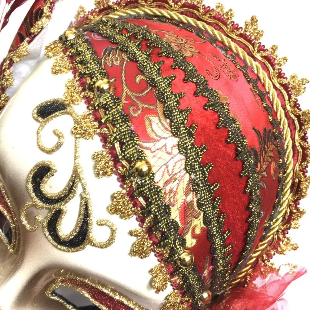 Venetian Victorian Roaring 20’s Half Mask NOS NWT